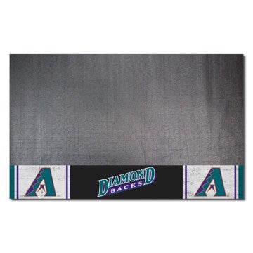 Wholesale-Arizona Diamondbacks Grill Mat - Retro Collection MLB Vinyl Mat - 26" x 42" SKU: 2295
