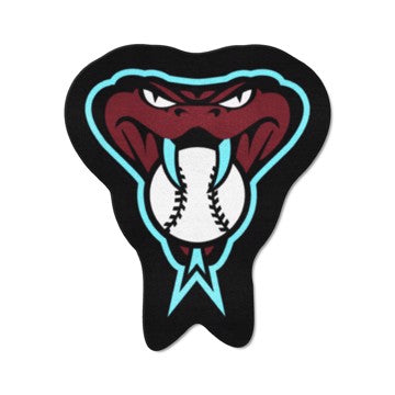 Wholesale-Arizona Diamondbacks Mascot Mat MLB Accent Rug - Approximately 36" x 36" SKU: 29016
