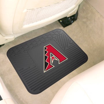 Wholesale-Arizona Diamondbacks Utility Mat MLB Back Seat Car Floor Mats - 1 Piece - 14" x 17" SKU: 10053