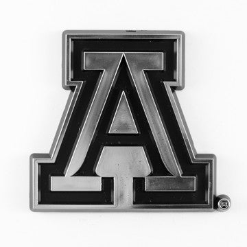 Wholesale-Arizona Molded Chrome Emblem University of Arizona Molded Chrome Emblem 3.25” x 3.25 - "A" Primary Logo SKU: 60326