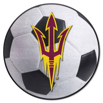 Wholesale-Arizona State Sun Devils Soccer Ball Mat 27" diameter SKU: 17146