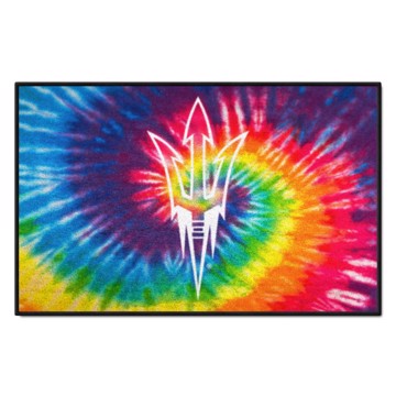 Wholesale-Arizona State Sun Devils Starter Mat - Tie Dye 19"x30" SKU: 34013