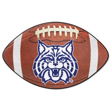 Wholesale-Arizona Wildcats Football Mat Accent Rug - Shaped - 20.5" x 32.5" SKU: 36615