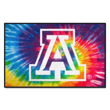 Wholesale-Arizona Wildcats Starter Mat - Tie Dye 19"x30" SKU: 34012