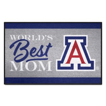Wholesale-Arizona Wildcats Starter Mat - World's Best Mom 19"x30" SKU: 34525