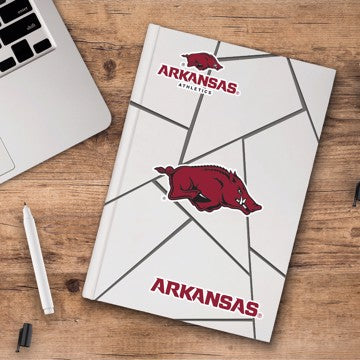 Wholesale-Arkansas Decal 3-pk University of Arkansas Decal 3-pk 5” x 6.25” - 3 Various Logos / Wordmark SKU: 61014
