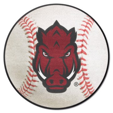 Wholesale-Arkansas Razorbacks Baseball Mat 27" diameter SKU: 35870