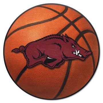Wholesale-Arkansas Razorbacks Basketball Mat 27" diameter SKU: 2128