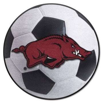 Wholesale-Arkansas Razorbacks Soccer Ball Mat 27" diameter SKU: 2129