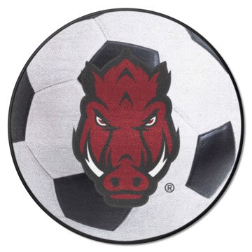 Wholesale-Arkansas Razorbacks Soccer Ball Mat 27" diameter SKU: 35873