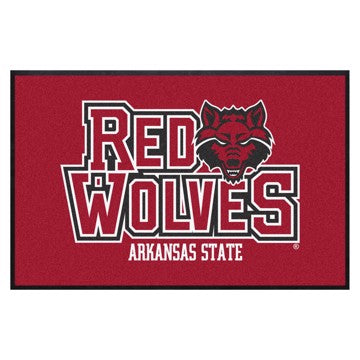 Wholesale-Arkansas State 4X6 High-Traffic Mat with Durable Rubber Backing 43"x67" - Landscape Orientation - Indoor SKU: 9667