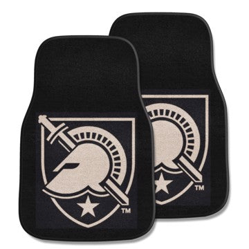 Wholesale-Army West Point Black Knights 2-pc Carpet Car Mat Set 17in. x 27in. - 2 Pieces SKU: 5500