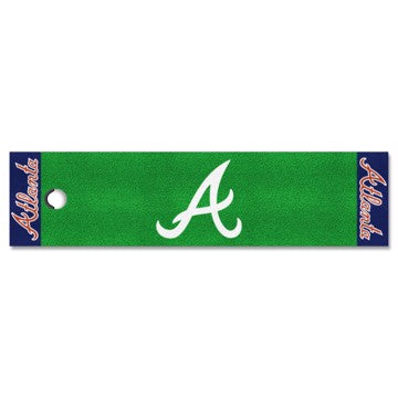 Wholesale-Atlanta Braves Putting Green Mat MLB 18" x 72" SKU: 29198