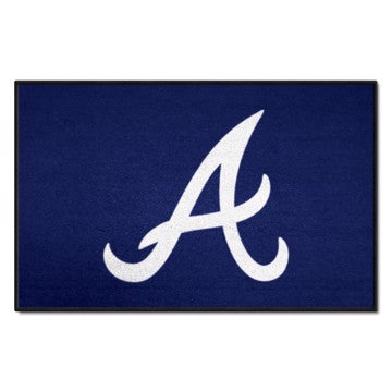 Wholesale-Atlanta Braves Starter Mat MLB Accent Rug - 19" x 30" SKU: 29183