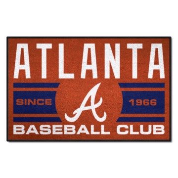 Wholesale-Atlanta Braves Starter Mat - Uniform MLB Accent Rug - 19" x 30" SKU: 18460