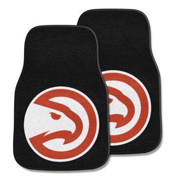 Wholesale-Atlanta Hawks 2-pc Carpet Car Mat Set NBA Auto Floor Mat - 2 piece Set - 17" x 27" SKU: 9200