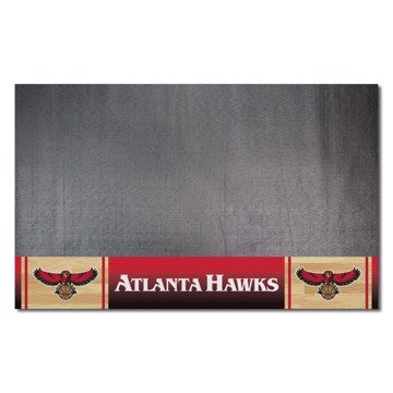 Wholesale-Atlanta Hawks Grill Mat - Retro Collection NBA Vinyl Mat - 26" x 42" SKU: 35227