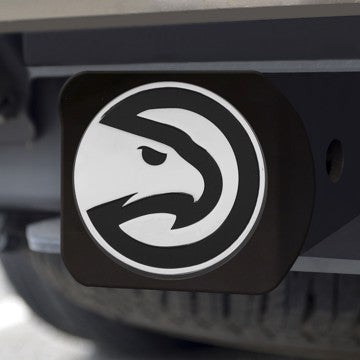 Wholesale-Atlanta Hawks Hitch Cover NBA Chrome Emblem on Black Hitch - 3.4" x 4" SKU: 22718