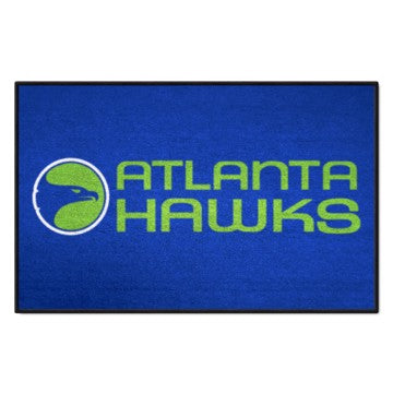 Wholesale-Atlanta Hawks Starter Mat - Retro Collection NBA Accent Rug - 19" x 30" SKU: 35216