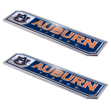 Wholesale-Auburn Embossed Truck Emblem 2-pk Auburn University Embossed Truck Emblem 2-pk 1.75” x 8.25” - Primary Logo & Wordmark SKU: 60827