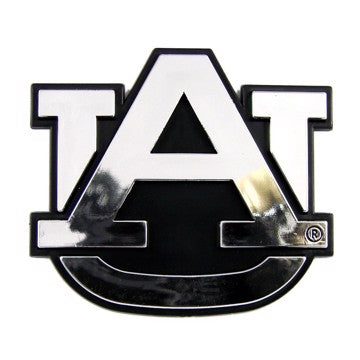 Wholesale-Auburn Molded Chrome Emblem Auburn University Molded Chrome Emblem 3.25” x 3.25 - "AU" Logo SKU: 60328