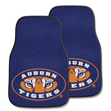 Wholesale-Auburn Tigers 2-pc Carpet Car Mat Set 17in. x 27in. - 2 Pieces SKU: 5144