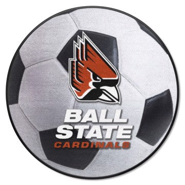 Wholesale-Ball State Cardinals Soccer Ball Mat 27" diameter SKU: 4290