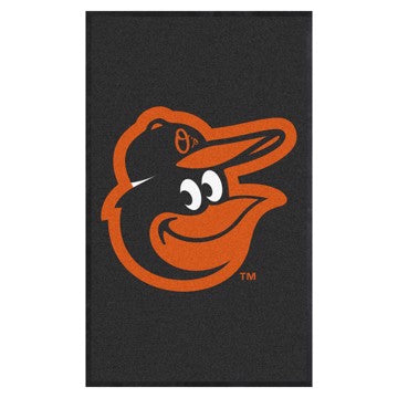 Wholesale-Baltimore Orioles 3X5 High-Traffic Mat with Durable Rubber Backing MLB Commercial Mat - Portrait Orientation - Indoor - 33.5" x 57" SKU: 9645