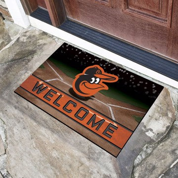 Wholesale-Baltimore Orioles Crumb Rubber Door Mat MLB Outdoor Door Mat - 18" x 30" SKU: 21911