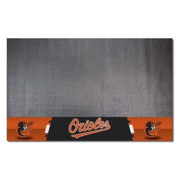 Wholesale-Baltimore Orioles Grill Mat MLB Vinyl Mat - 26" x 42" SKU: 15177
