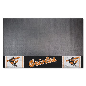 Wholesale-Baltimore Orioles Grill Mat - Retro Collection MLB Vinyl Mat - 26" x 42" SKU: 2052