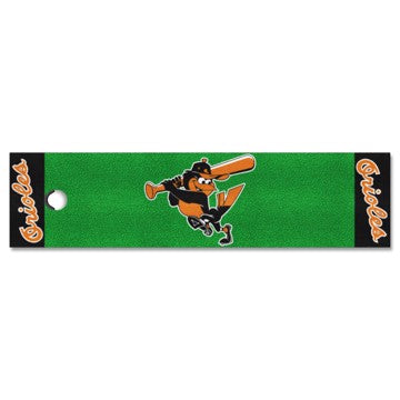 Wholesale-Baltimore Orioles Putting Green Mat - Retro Collection MLB 18" x 72" SKU: 2046