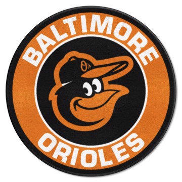 Wholesale-Baltimore Orioles Roundel Mat MLB Accent Rug - Round - 27" diameter SKU: 18128
