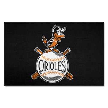 Wholesale-Baltimore Orioles Starter Mat - Retro Collection MLB Accent Rug - 19" x 30" SKU: 1722