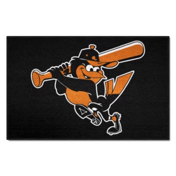 Wholesale-Baltimore Orioles Starter Mat - Retro Collection MLB Accent Rug - 19" x 30" SKU: 2050
