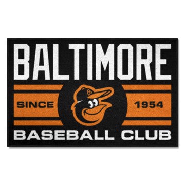 Wholesale-Baltimore Orioles Starter Mat - Uniform MLB Accent Rug - 19" x 30" SKU: 18461