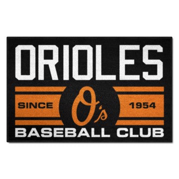 Wholesale-Baltimore Orioles Starter Mat - Uniform MLB Accent Rug - 19" x 30" SKU: 29214