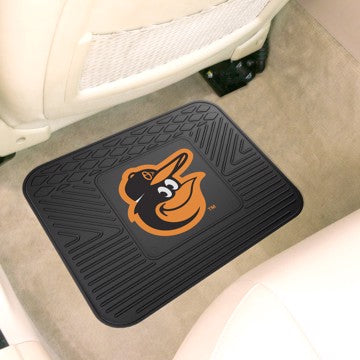 Wholesale-Baltimore Orioles Utility Mat MLB Back Seat Car Floor Mats - 1 Piece - 14" x 17" SKU: 10051