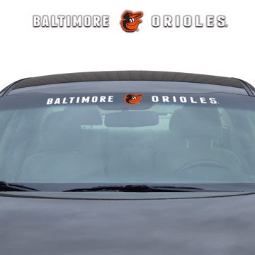 Wholesale-Baltimore Orioles Windshield Decal MLB 34” x 3.5 SKU: 61441