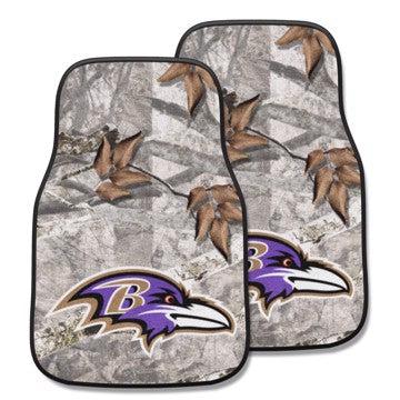 Wholesale-Baltimore Ravens 2-pc Carpet Car Mat Set NFL Auto Floor Mat - 2 piece Set - 17" x 27" SKU: 25490