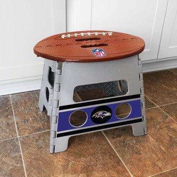 Wholesale-Baltimore Ravens Folding Step Stool NFL Foot Stool - 14" x 13" SKU: 24426