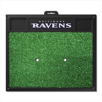 Wholesale-Baltimore Ravens Golf Hitting Mat NFL Golf Accessory - 20" x 17" SKU: 15455