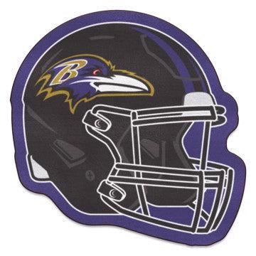 Wholesale-Baltimore Ravens Mascot Mat - Helmet NFL Accent Rug - Approximately 36" x 36" SKU: 31728