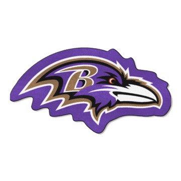 Wholesale-Baltimore Ravens Mascot Mat NFL Accent Rug - Approximately 36" x 36" SKU: 20962