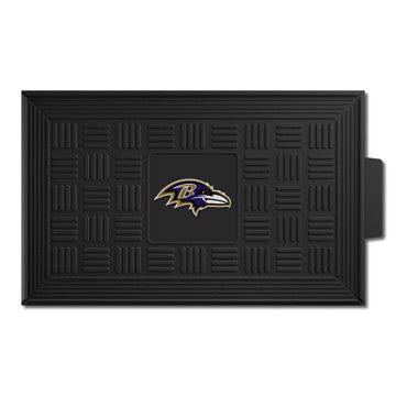 Wholesale-Baltimore Ravens Medallion Door Mat NFL Outdoor Door Mat - 19.5" x 31" SKU: 11432