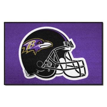 Wholesale-Baltimore Ravens Starter Mat NFL Accent Rug - 19" x 30" SKU: 5677
