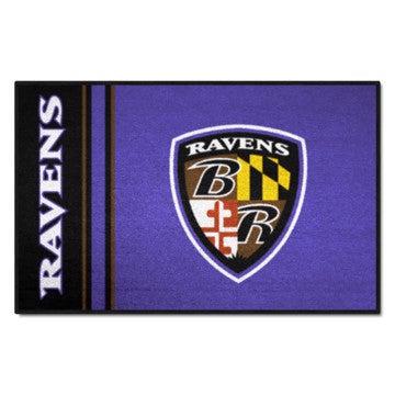 Wholesale-Baltimore Ravens Starter Mat - Uniform NFL Accent Rug - 19" x 30" SKU: 8230