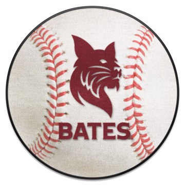 Wholesale-Bates College Bobcats Baseball Mat 27" diameter SKU: 21433