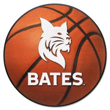 Wholesale-Bates College Bobcats Basketball Mat 27" diameter SKU: 21434