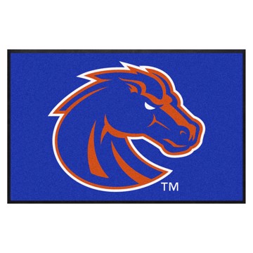 Wholesale-Boise State 4X6 High-Traffic Mat with Durable Rubber Backing 43"x67" - Landscape Orientation - Indoor SKU: 9672